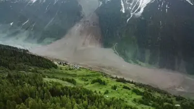 Avalanche põe cidade em risco de acabar