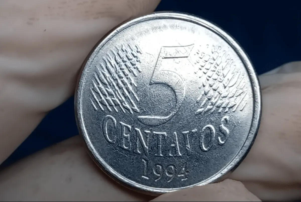 Moeda de 5 centavos pode valer até R$300; descubra como
